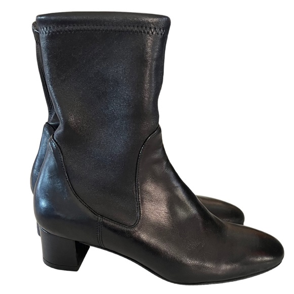 Leather Stuart Weitzman booties - Picture 1 of 4
